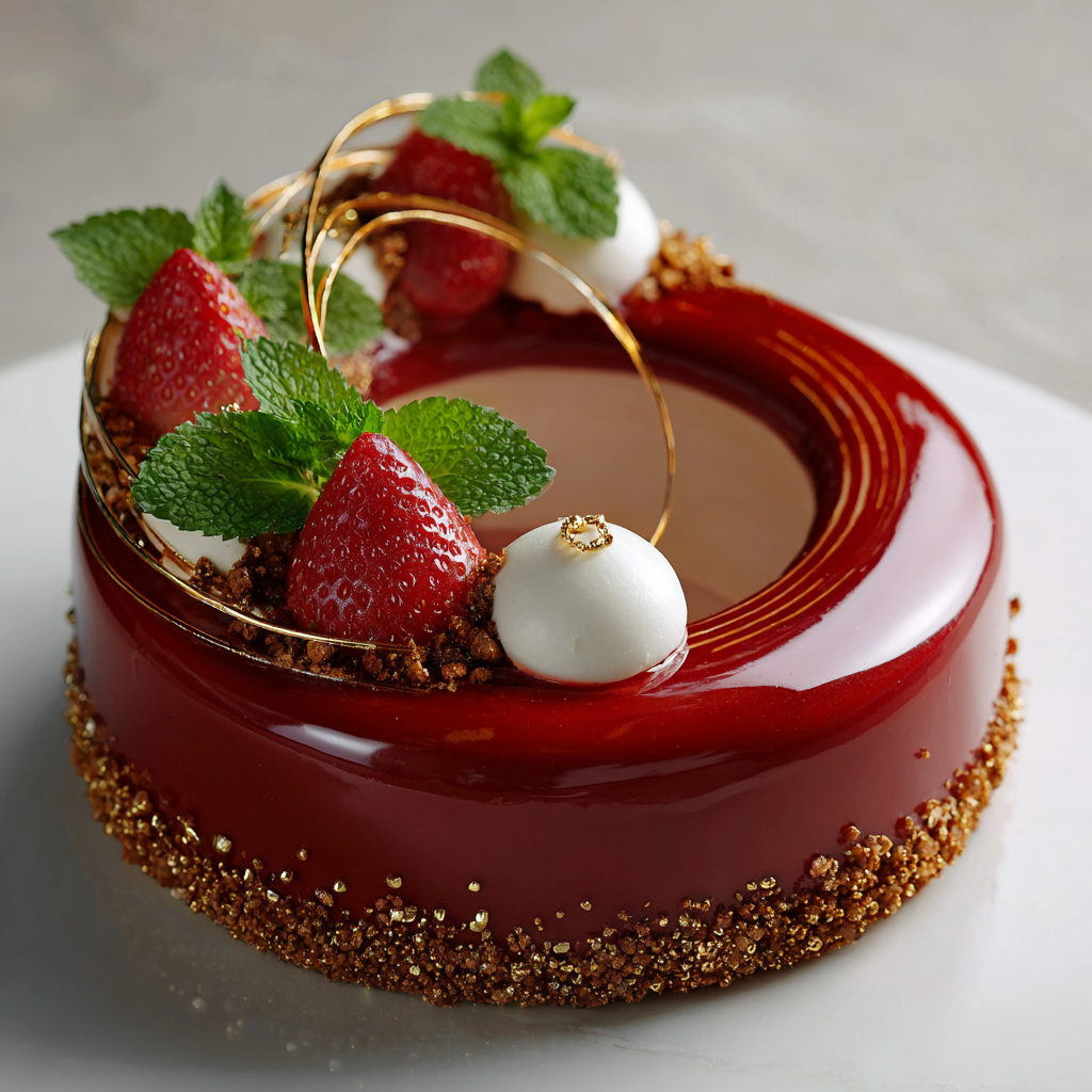 ciasto musowe wyjęte z rantu